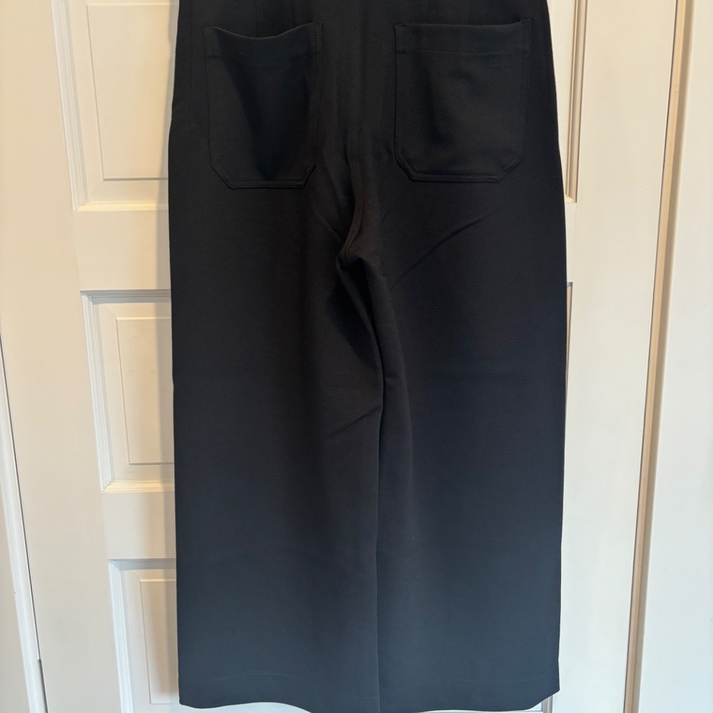 Maeve The Colette Cropped Wide-Leg Knit Pants - Picture 3 of 6